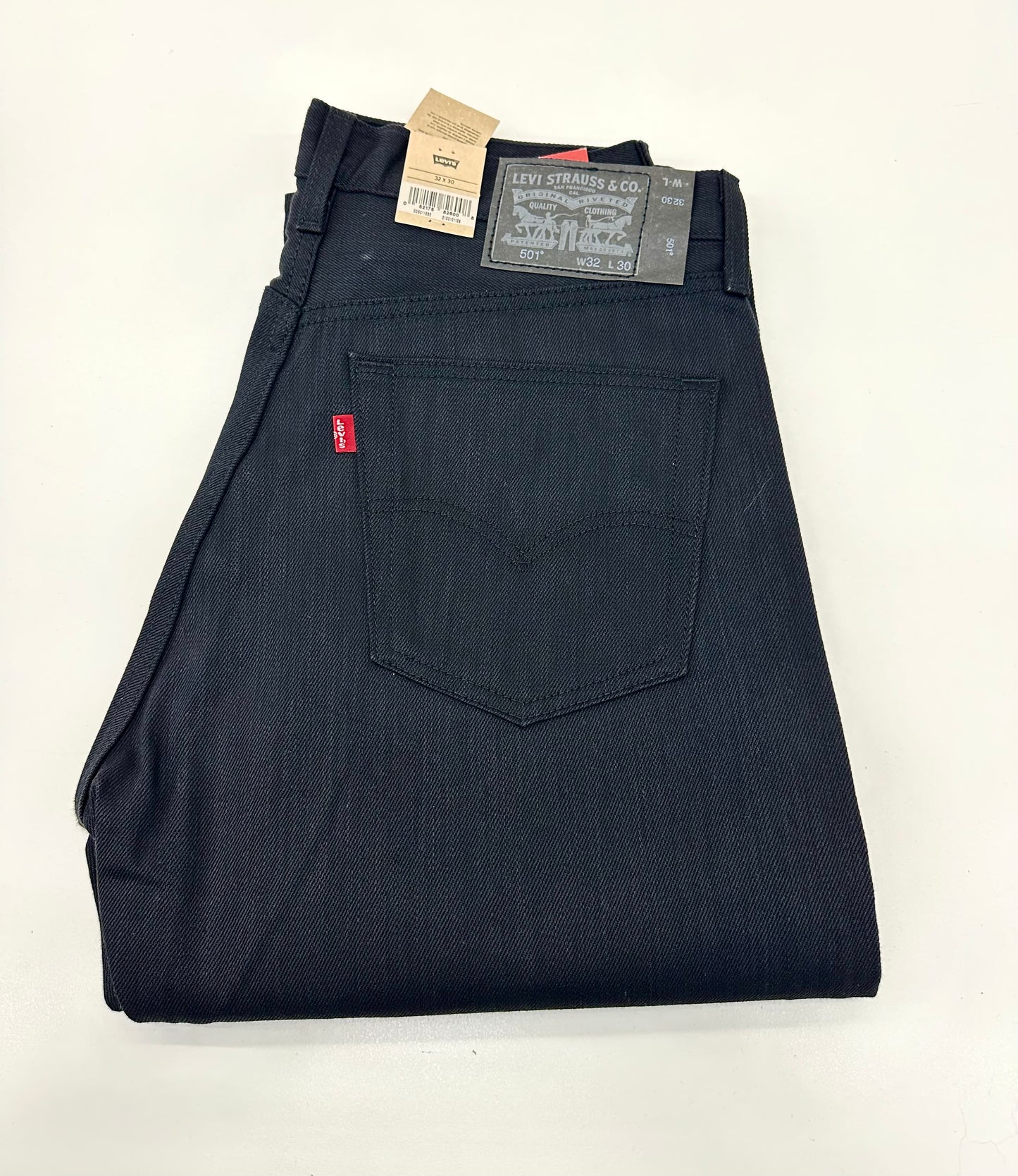 Original Levi’s shrink to fit rigid solid black